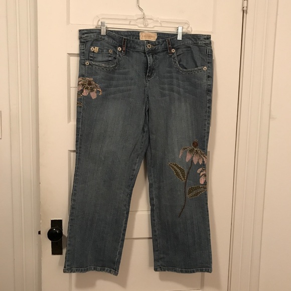 Z Cavaricci Denim - Z Cavaricci Crop Distressed 16 Denim Jeans